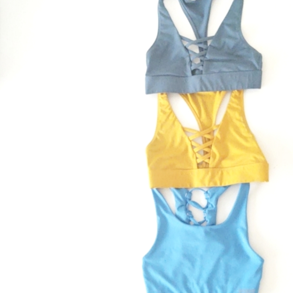 PINK Victoria's Secret Sports Bra Bundle Set Tops…